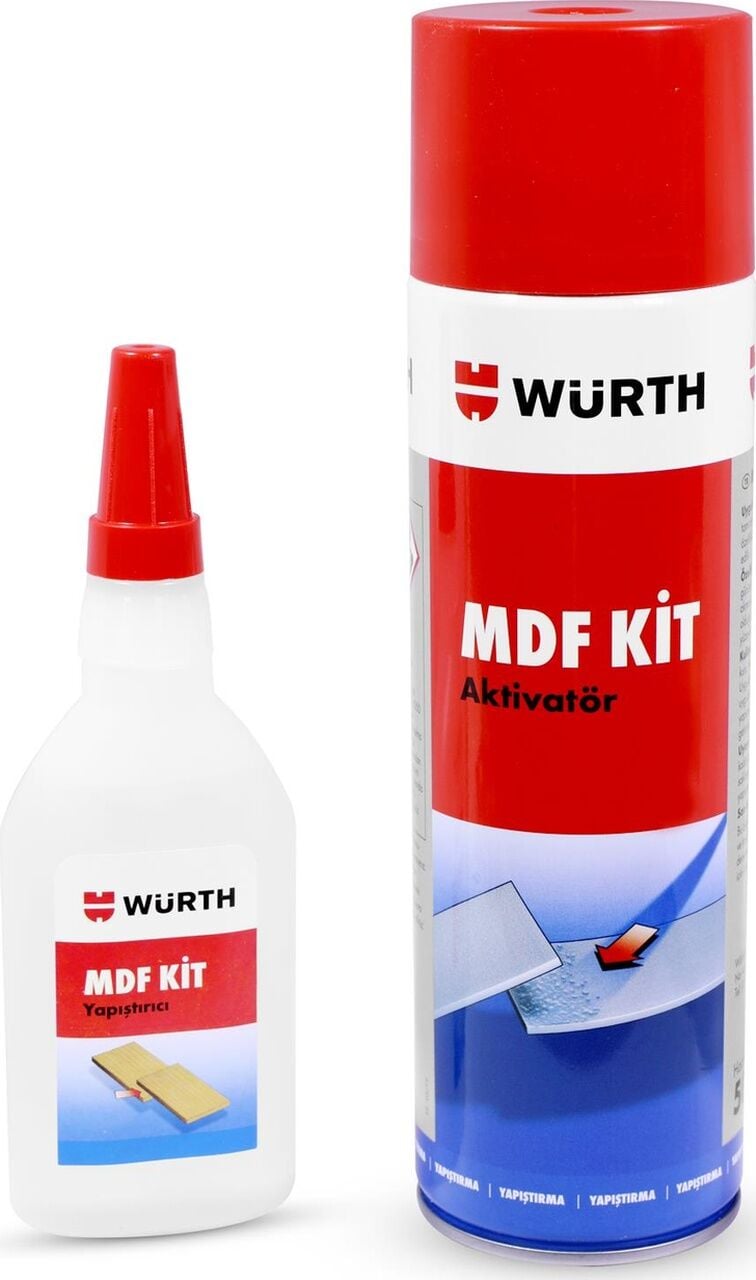 Würth Mdf Kit Aktivatör Hızlı Yapıştırıcı 500 Ml+100 Gr N11.6454
