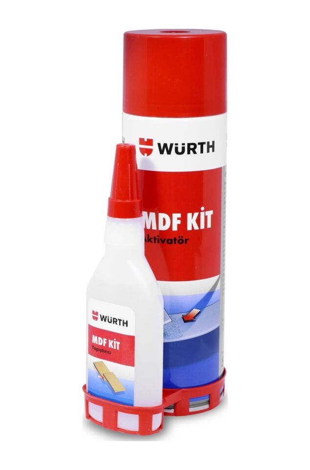 Würth Mdf Kit Aktivatör Hızlı Yapıştırıcı 500 Ml+100 Gr N11.6454
