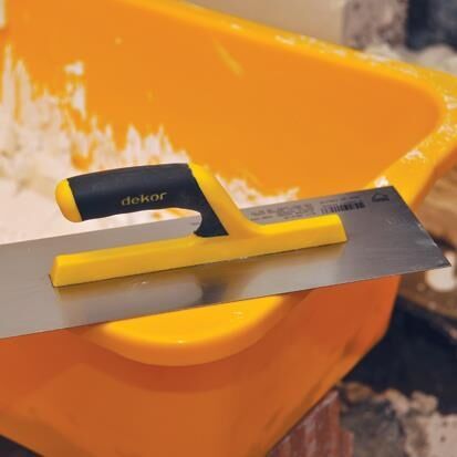 Dekor 093 Alçı Malası Plastik Açık Saplı 35 CM