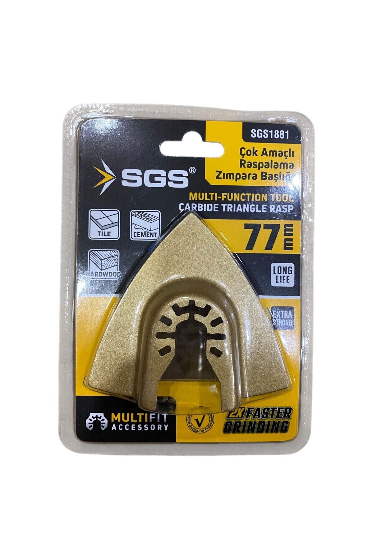 Sgs 1881 Multı-tools Kesici Ve Raspalama Zımpara Başlığı Karbür 77mm
