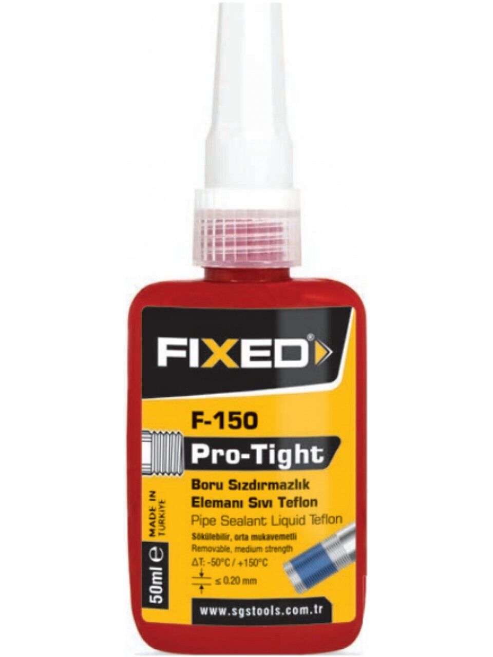 Sgs Fıxed F-150 Pro-Tight Boru Sızdırmazlık Elemanı Sıvı Teflon