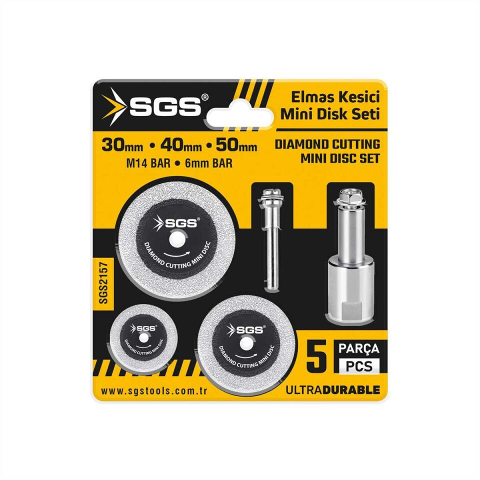 SGS2157 Elmas Kesici Mini Disk Seti 5 Parça