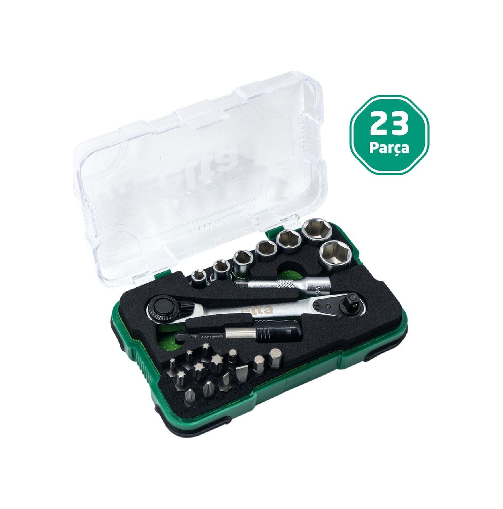 ELTA LOKMA ANAHTAR VE BİTS SET 23 PARÇA 1/4