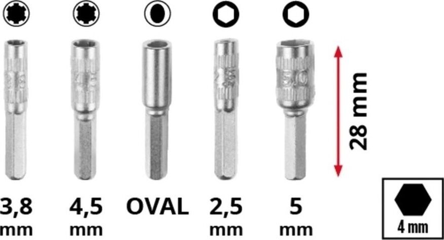 EINHELL Präzisionsbit Set 33tlg Hassas Bits Set 33 Parça