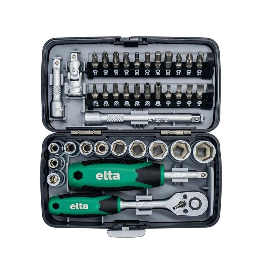 ELTA LOKMA ANAHTAR VE BİTS SET 38 PARÇA 1/4