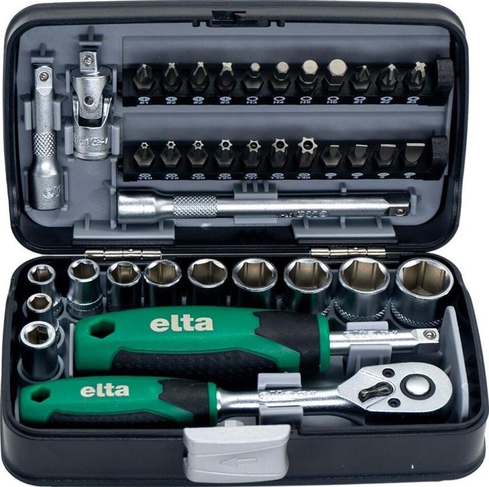 ELTA LOKMA ANAHTAR VE BİTS SET 38 PARÇA 1/4