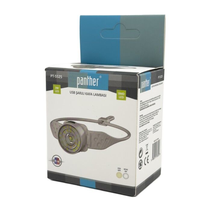PANTHER USB ŞARZJLI KAFA LAMBASI PT-5525