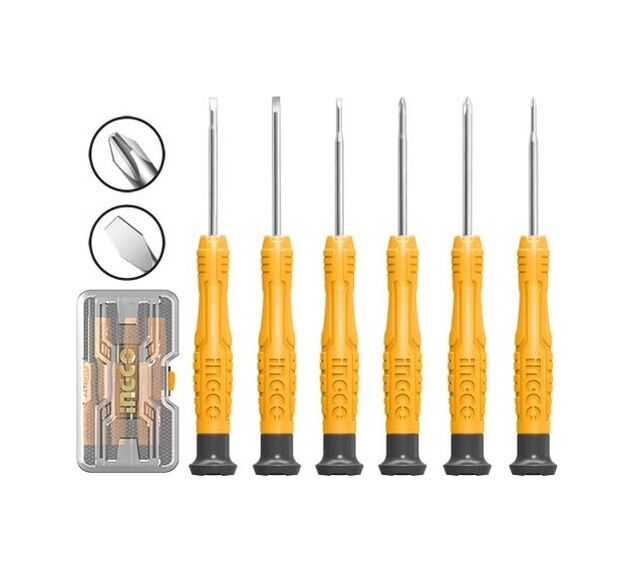 İNGCO HASSAS TORNAVİDA SETİ 6 LI HKSD0618