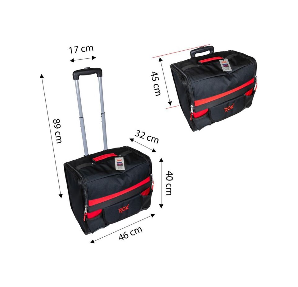 Rox 0339 Valiz Tip Tekerlekli İmperteks Bez Takım Çantası