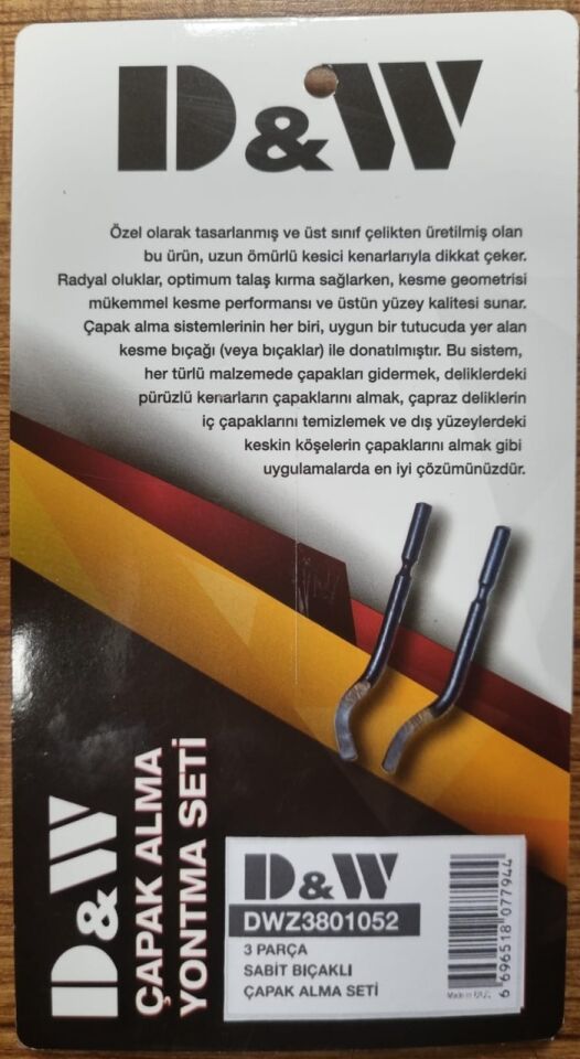 DW 3 PARÇA SABİT BIÇAKLI ÇAPAK ALMA DWZ3801052