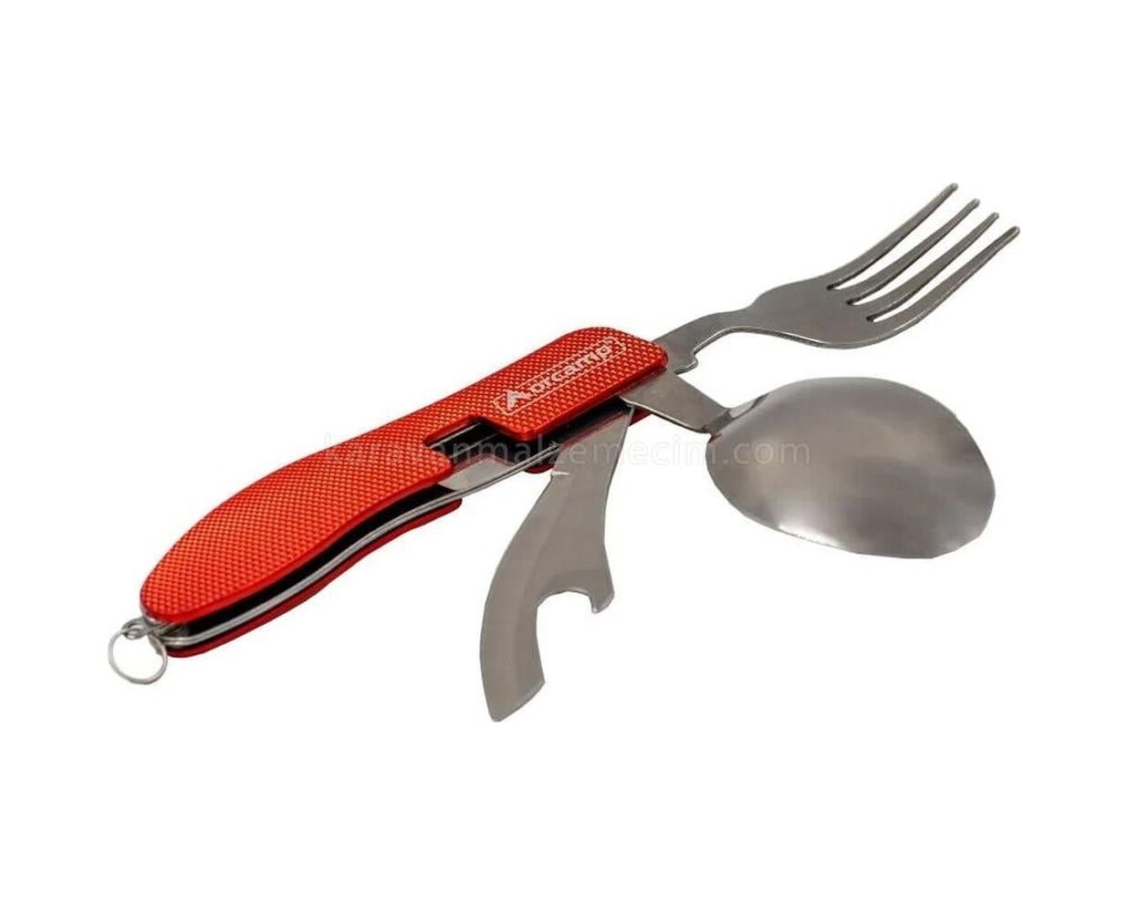 ORCAMP OUT-1350K KAMP ÇATAL BIÇAK SETİ KIRMIZI