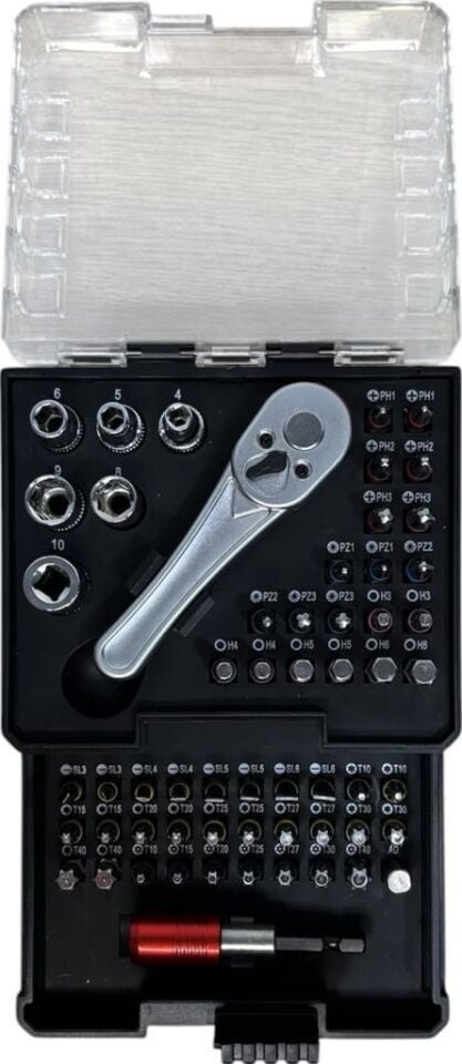 Nttools Bits Uç Ve Lokma Seti 1/4'' 58 Parça