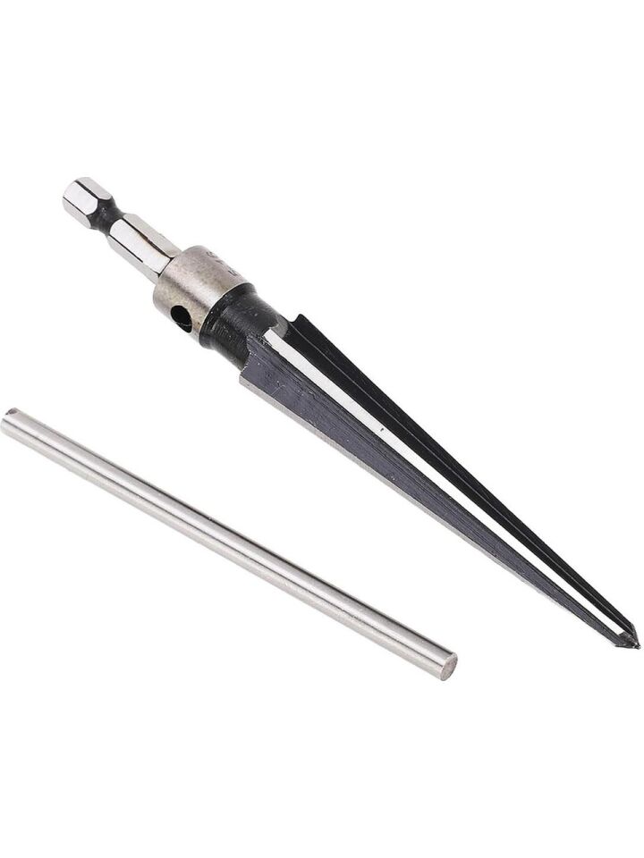 Titi 6166 Bits Saplı T Kollu Ahşap Delme Konik Rayba ve Matkap Ucu Seti