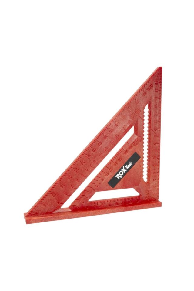 Rox Wood 0022 Abs Plastik Üçgen Marangoz Gönye 175 Mm