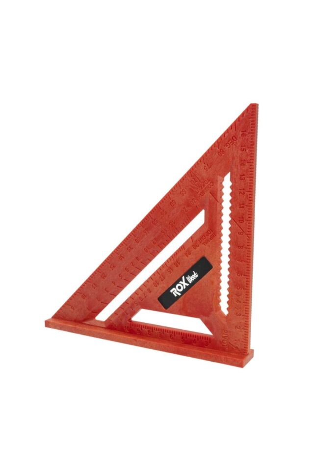 Rox Wood 0022 Abs Plastik Üçgen Marangoz Gönye 175 Mm