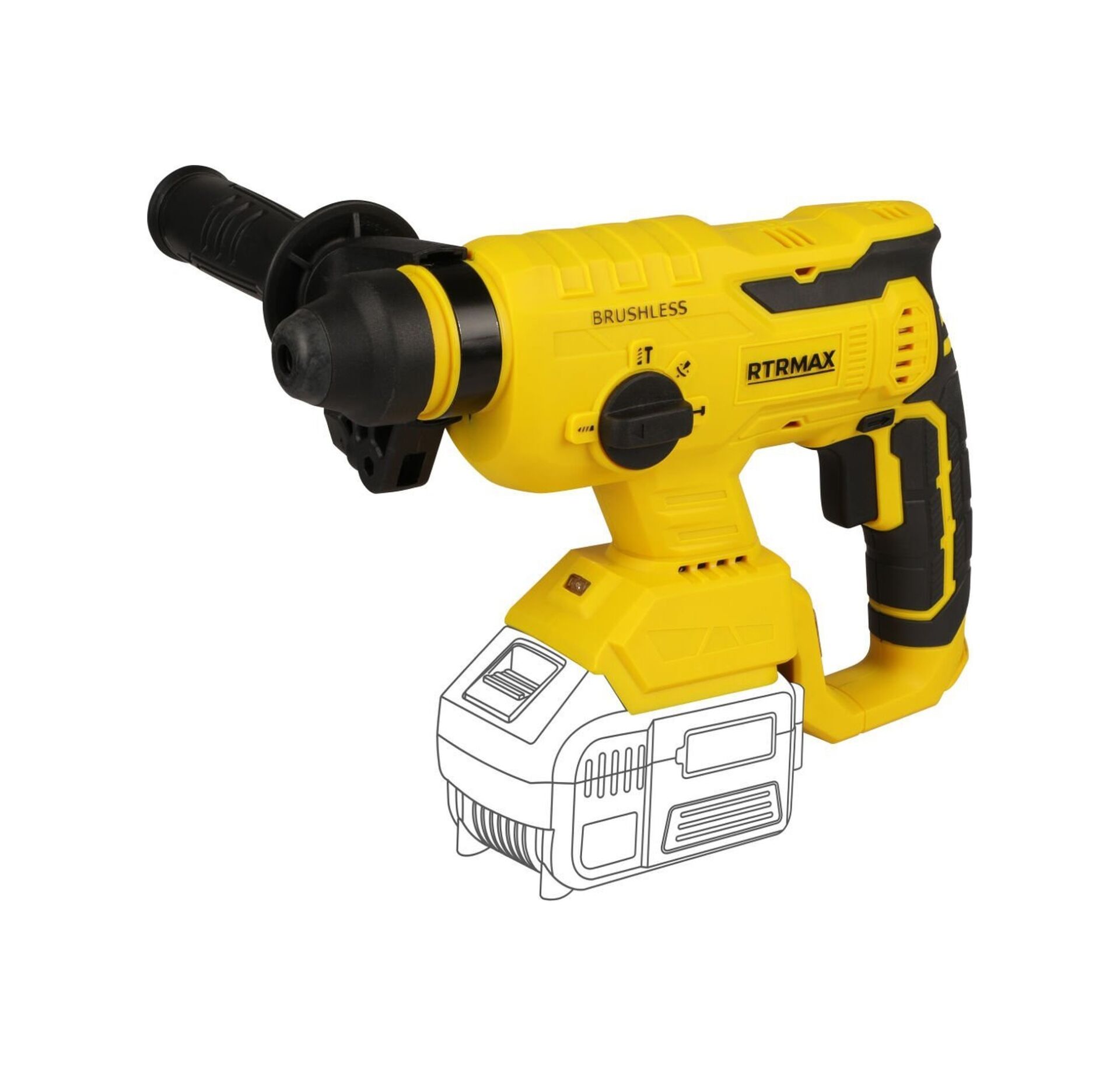 RTR AKÜLÜ KIRICI DELİCİ KÖMÜRSÜZ RTX2095B 2ADET RTX1804 1 ADET RTX1809