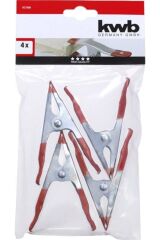 KWB 4Leimzangen Stahl 100 mm SB Metal Kıskaç 4 parça 100 mm
