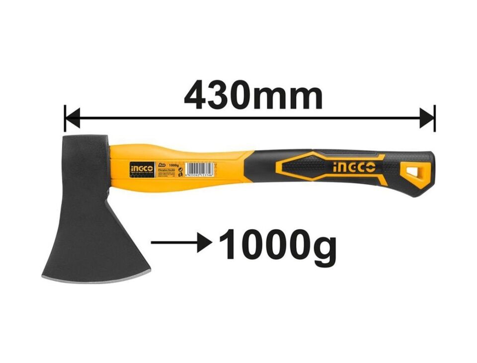 İNGCO SAPLI BALTA 1000 GR HAX02010008