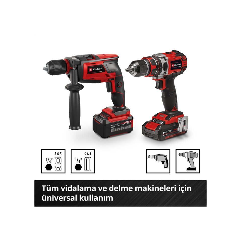 EINHELL S-CASE Holzbo.Kass. 10tlg LS Ahşap delme uç seti 10 parça