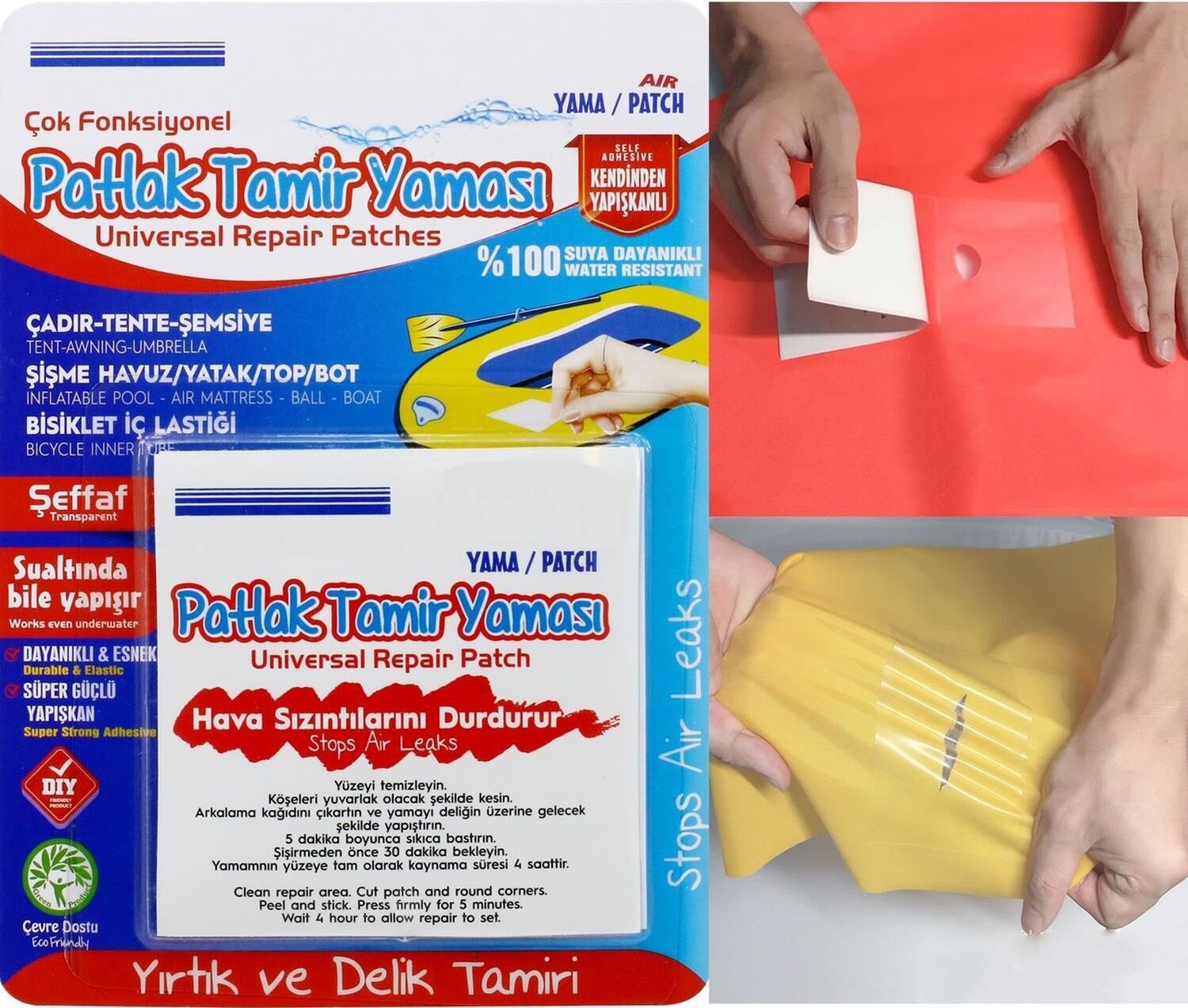 VODABOND PATLAK TAMİR YAMASI ŞEFFAF