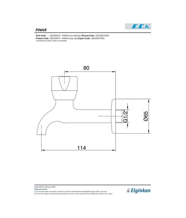 ECA MUSLUK UZUN 102 109 275