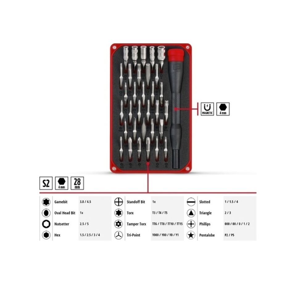 EINHELL Präzisionsbit Set 33tlg Hassas Bits Set 33 Parça